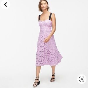 J. Crew Isabelle Lace Midi Dress